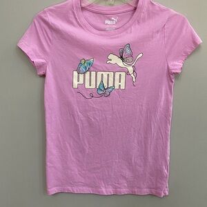 NWOT Kids Puma Butterfly Tee
